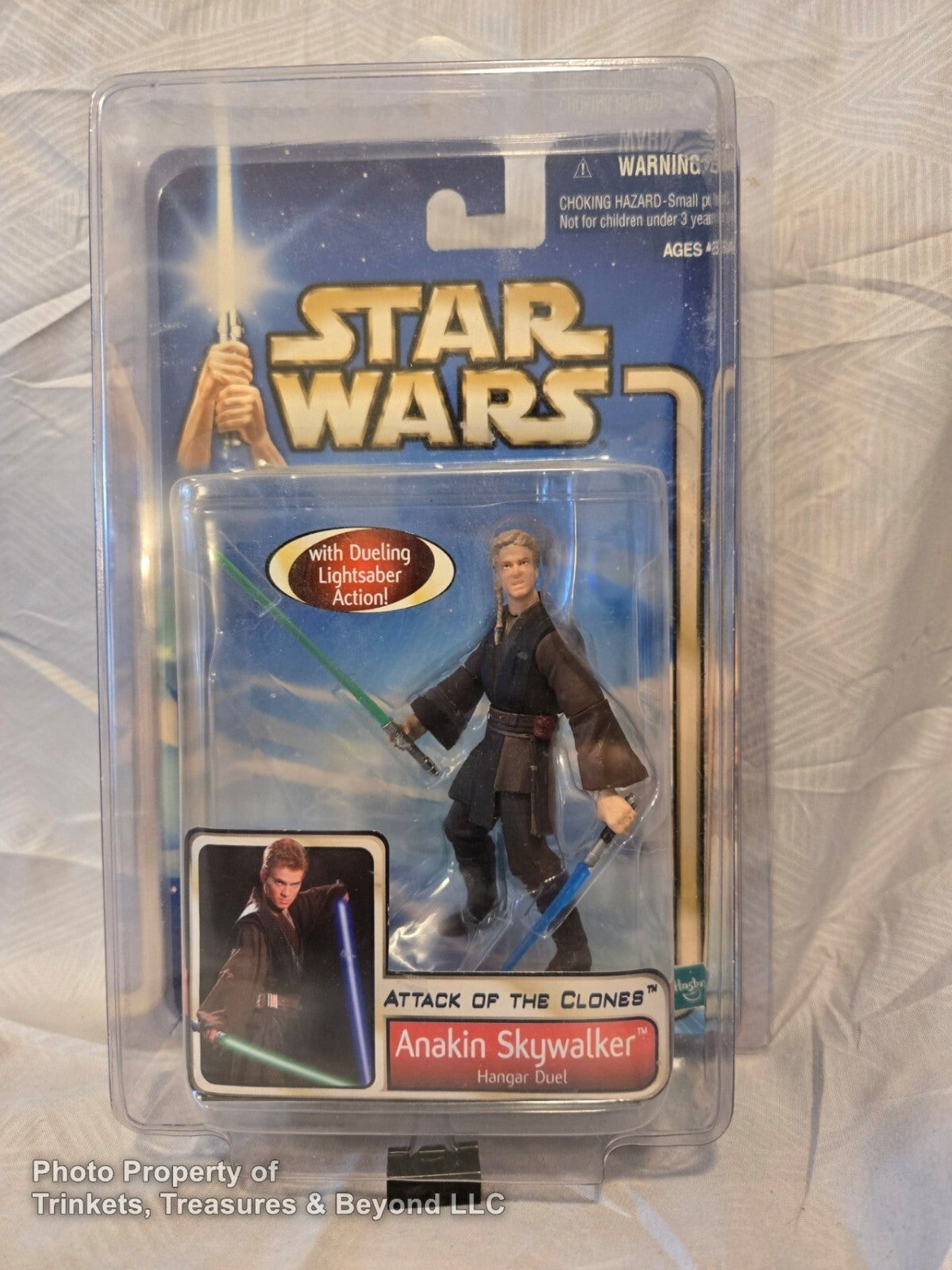 Star Wars Attack of the Clones Anakin Skywalker Hangar Dual action Figure