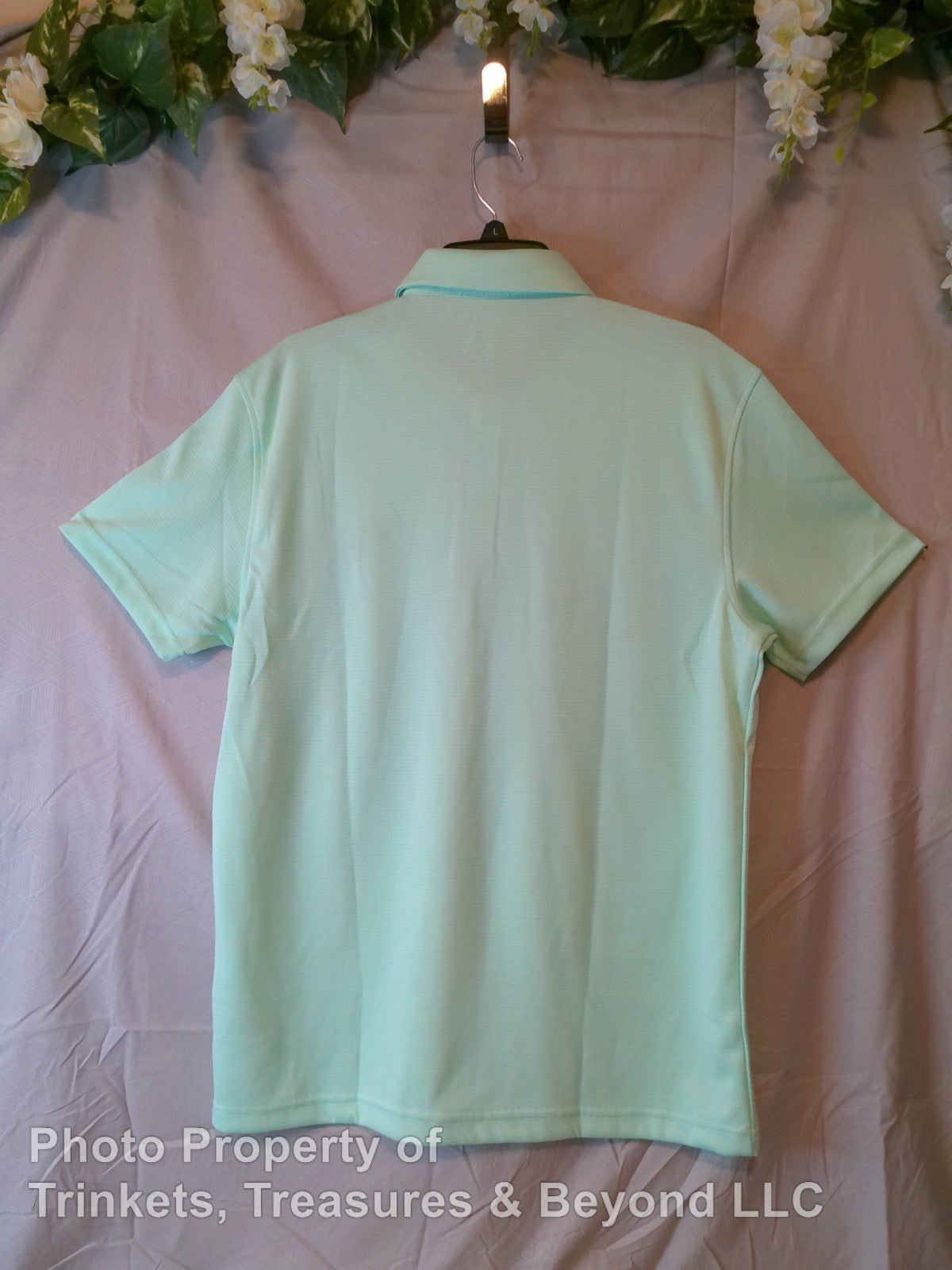 Men's Reebok Moisture Management Polo Yucca (Mint Green)