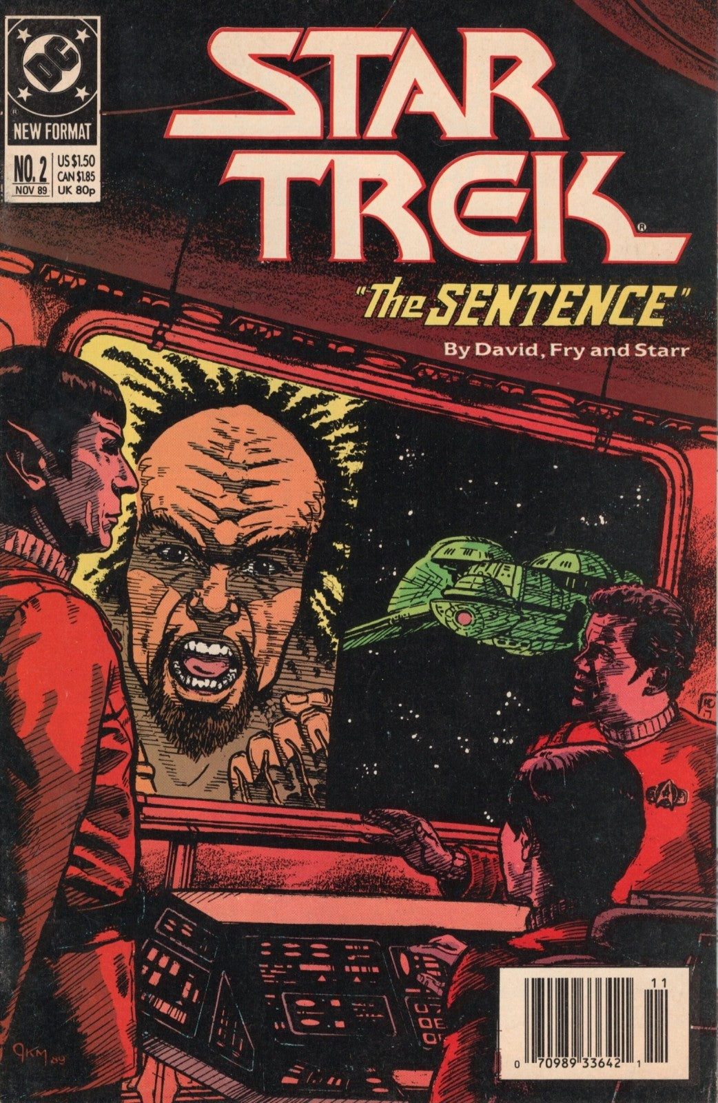 DC Star Trek #2 The Sentence Nov 1989