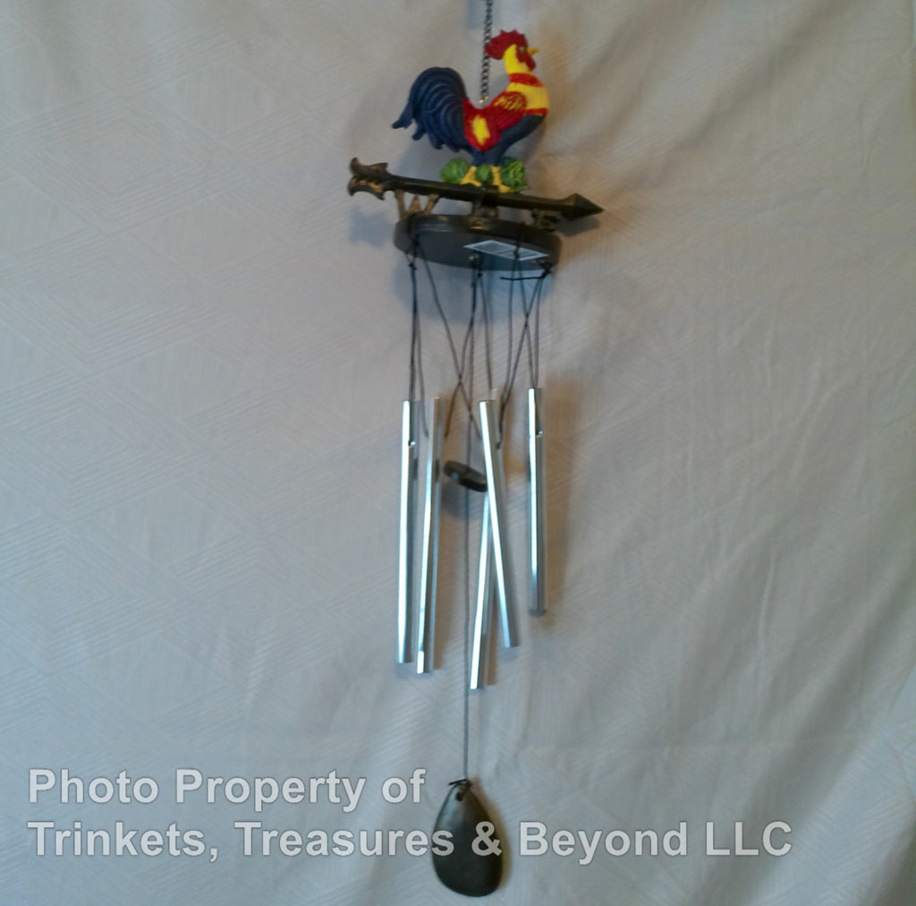 Rooster Wind Direction Windchime 18" Tall