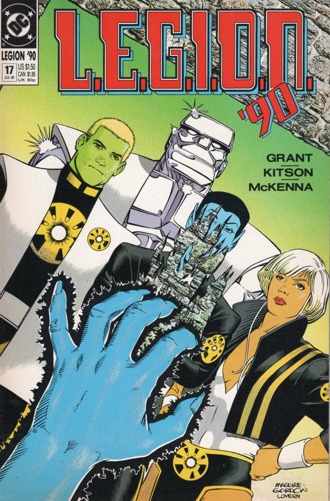 DC LEGION '90 #17 Jul 1990