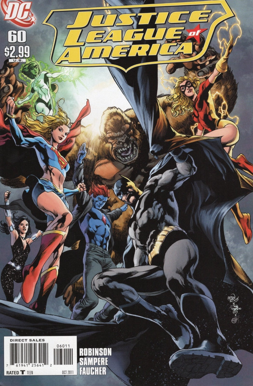 DC Justice League of America #60 Oct 2011