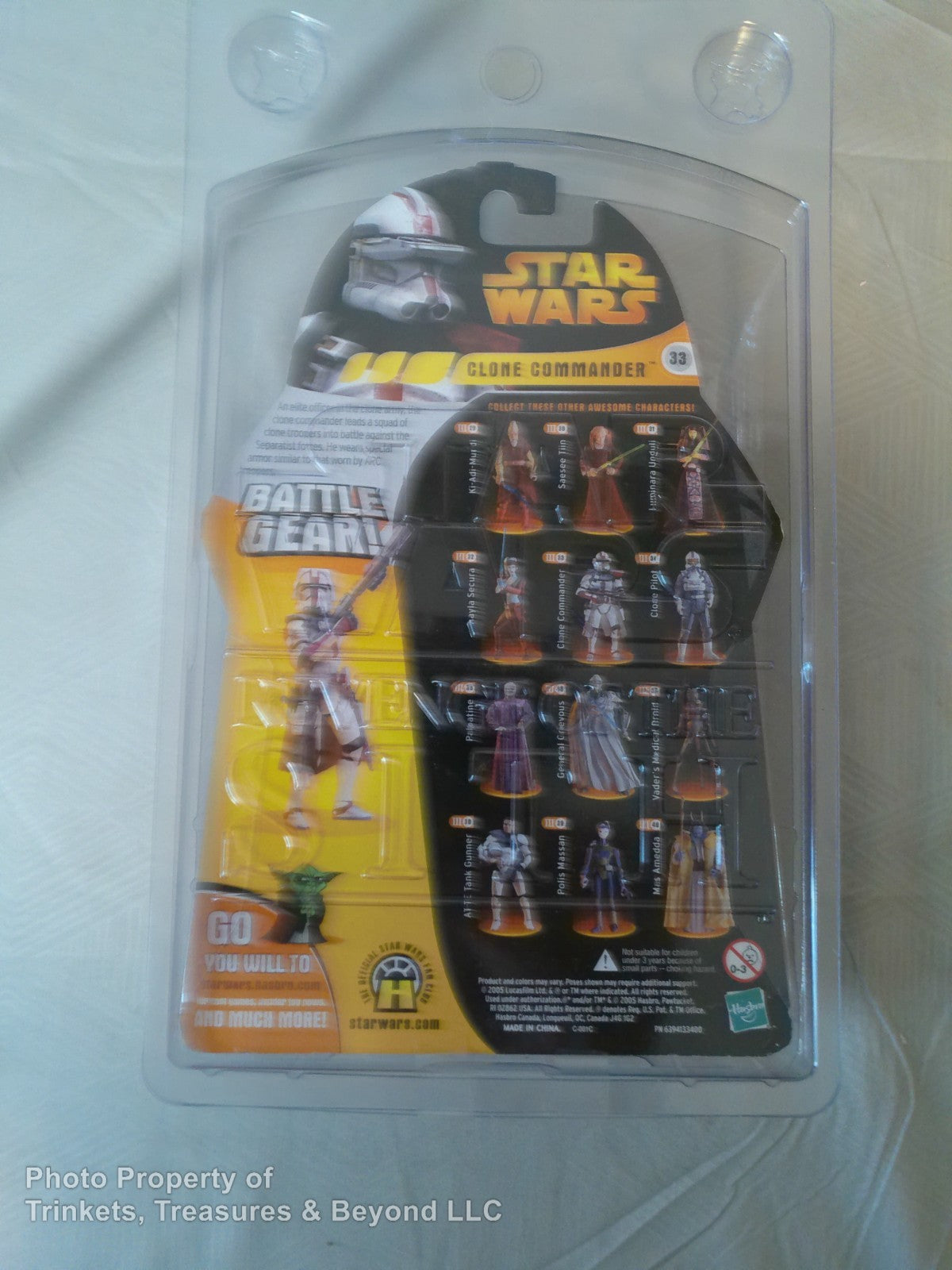Star Wars Revenge Of The Sith Clone Commander #33 3.75" Figure