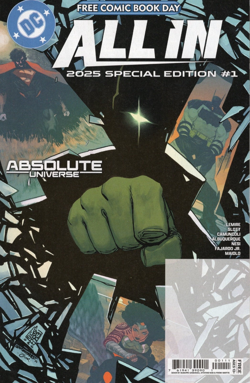 FCBD ALL IN Absolute Universe Special Edition #1 DC Comics 2025 