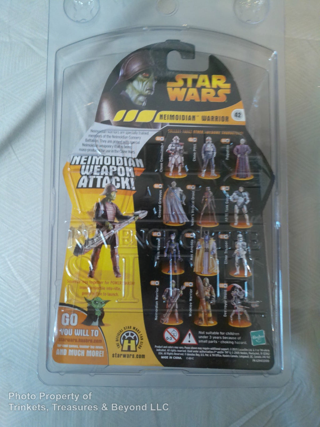 Star Wars Revenge of the Sith Neimoidian Warrior #42 3.75" Figure