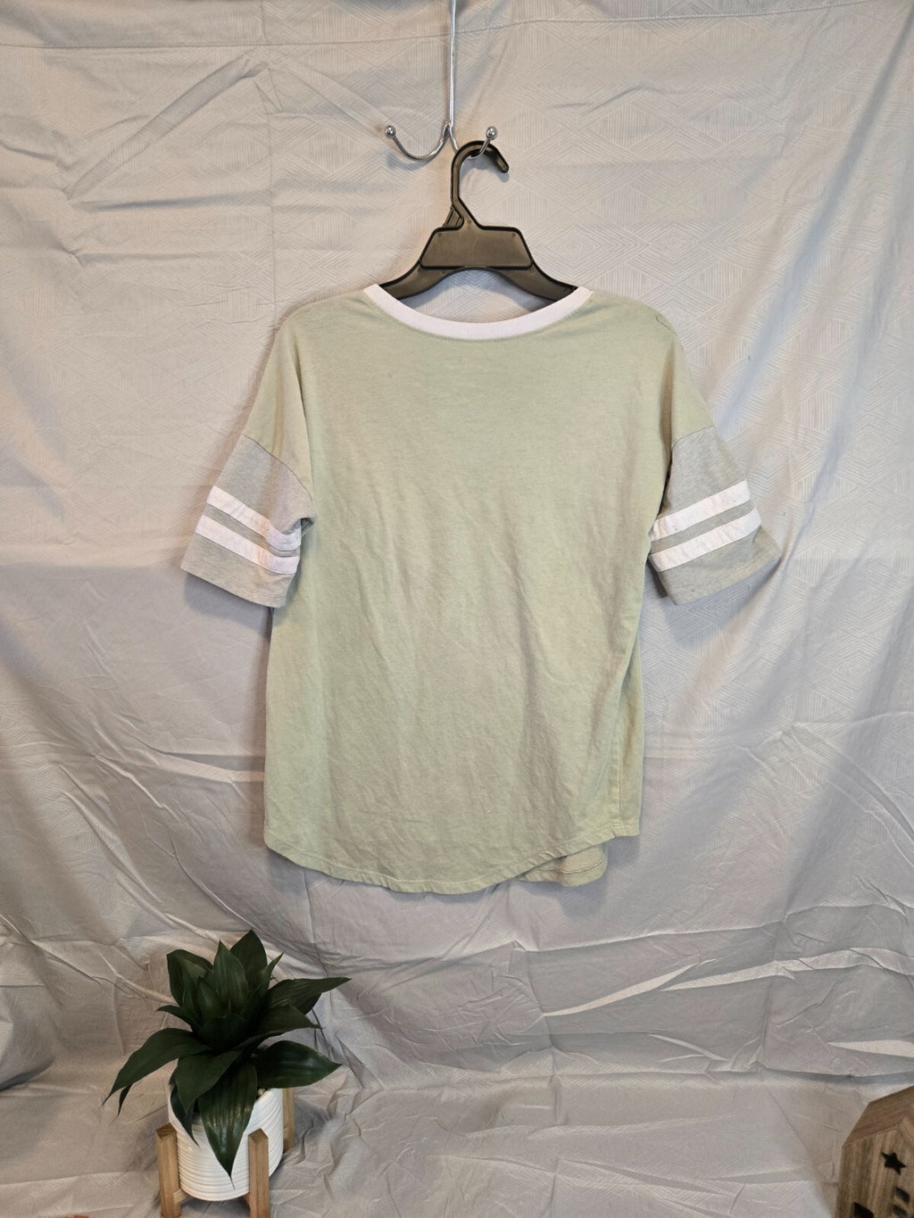 Harry Potter Women's Hogwarts Logo Short Sleeve T-Shirt Gray Size S