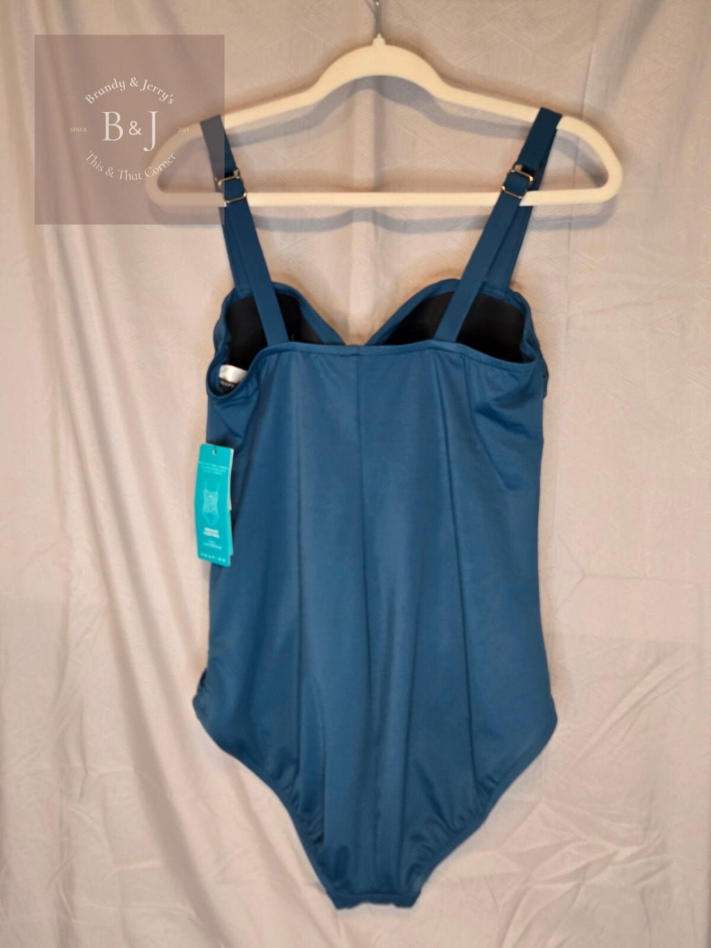 Women's Swimsuit by Aqua Green Medium Control Full Seat Blue/Green Siz